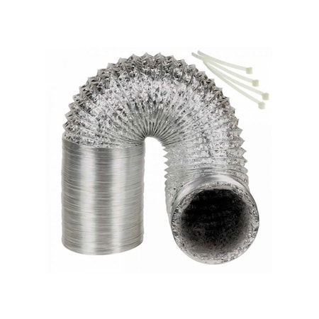 Thrifco Plumbing 4 Inch x 5 Feet Metallic Ducting 4400754